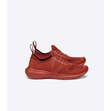 Veja V-KNIT VEJA X RICK OWENS FULL RUST Women's Running Shoes Red | CA 410LIS